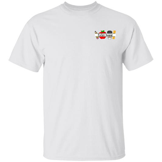 Personalized "Student Behind Me" Teacher Shirt