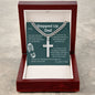 Stepped Up Dad| You Stepped Up - Cuban Link With Cross Necklace